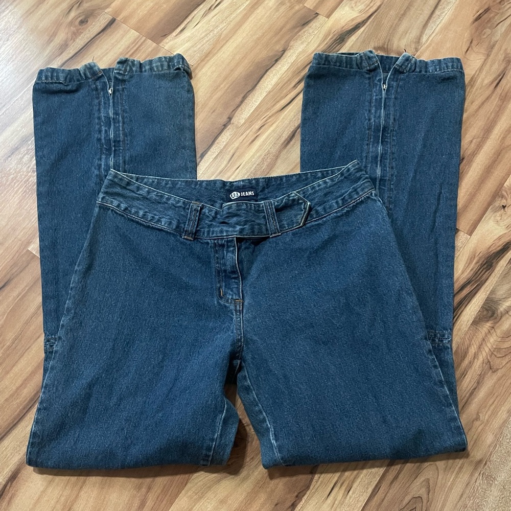 Y2K Rue Twenty One (Rue 21) Zipper Flare Jeans Sz 10